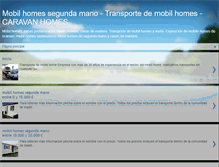 Tablet Screenshot of casasmovilesytransportecaravanhomes.com